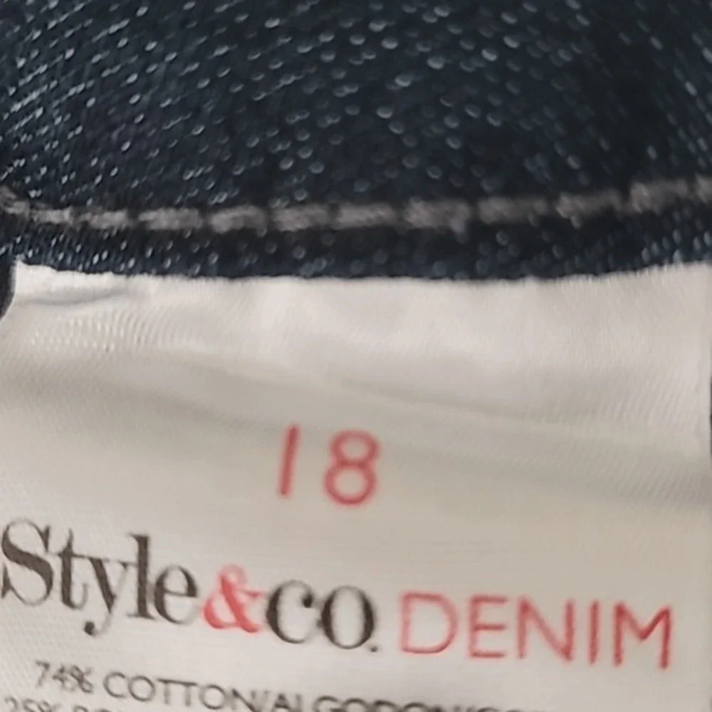 Style‎ & Co Classic Blue Denim Skirt